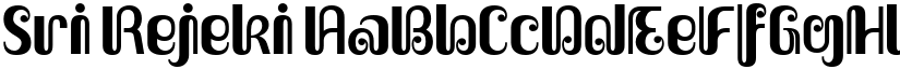 Sri Rejeki font download