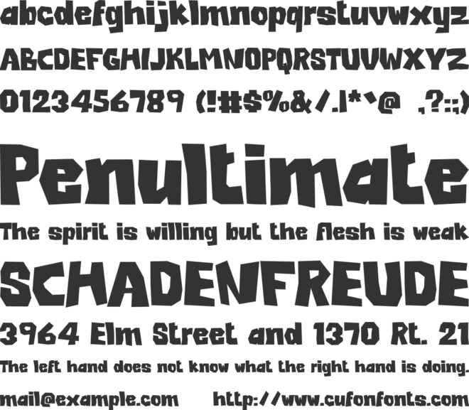 Quarkiz font preview