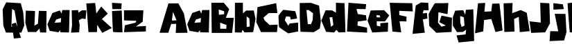 Quarkiz font download