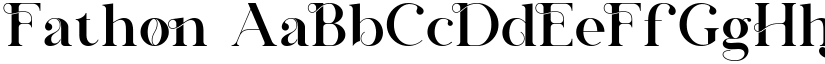 Fathon font download