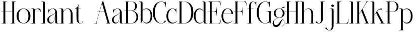 Horlant font download