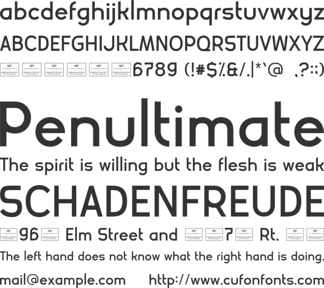 Morsive Free font preview