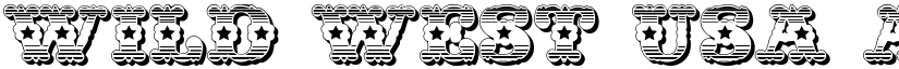 Wild West USA font