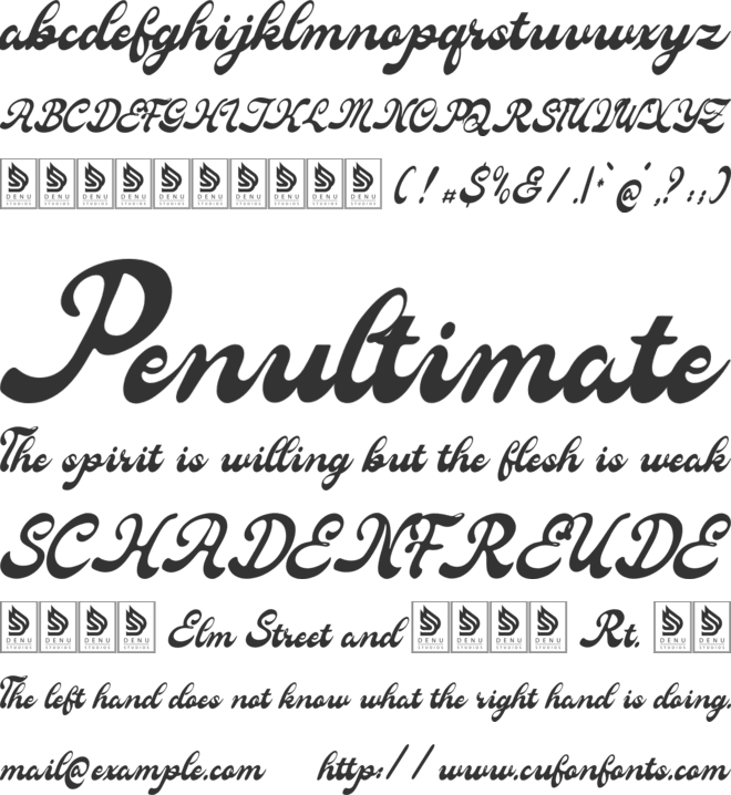 Fioltia Classica font preview