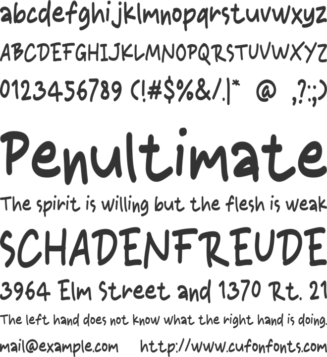 AROUND GOOD font preview