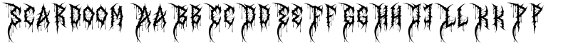 Scardoom font download