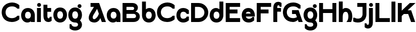 Caitog font