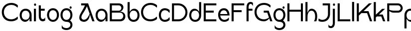 Caitog font