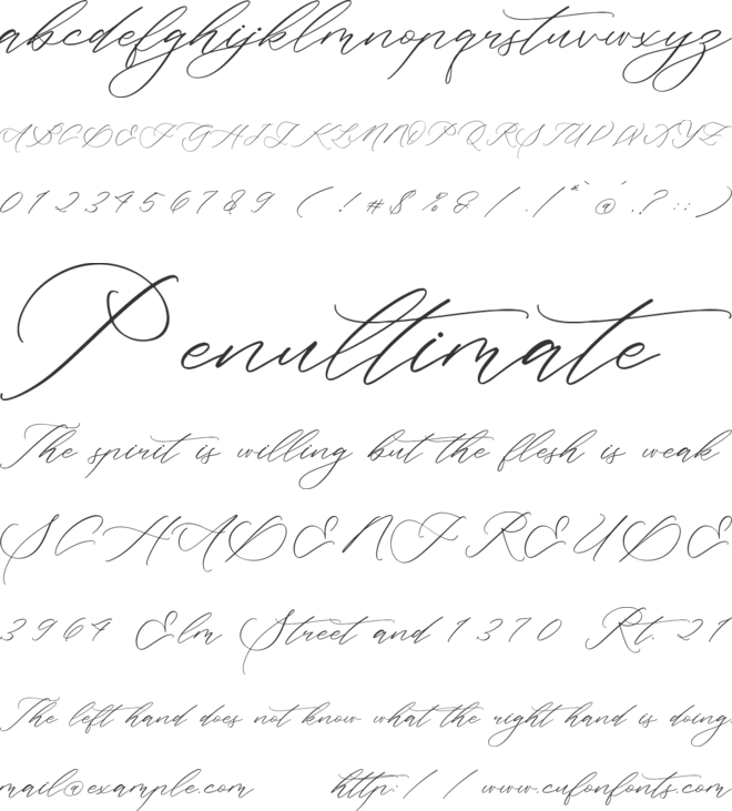 Starfield Brightens font preview