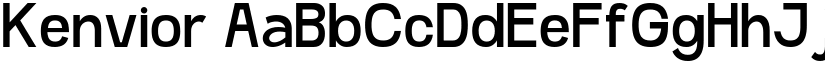 Kenvior font download