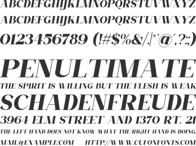 Mothe Nikiez Regular font preview