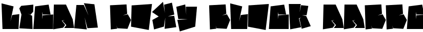 Lican Boxy Block font
