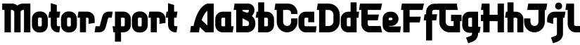 Motorsport font download