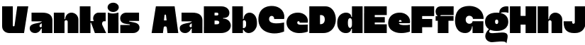 Vankis font download