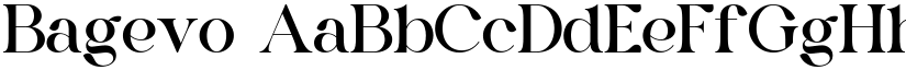 Bagevo font download