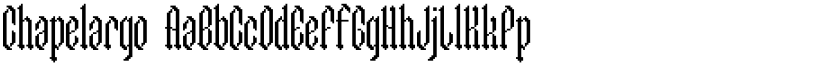 Chapelargo font download