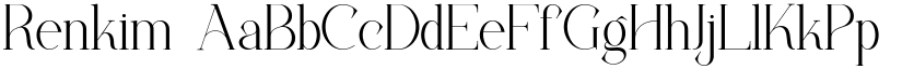 Renkim font download