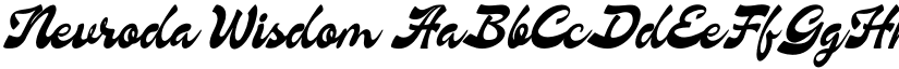 Nevroda Wisdom font download