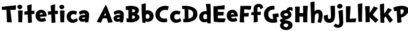 Titetica font