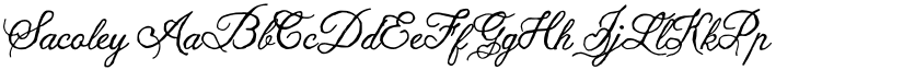 Sacoley font download