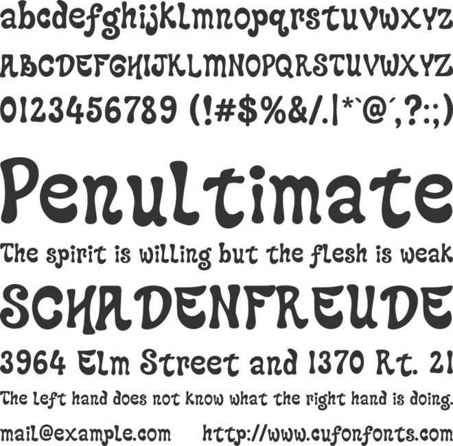Nestglow Personal Use Only font preview