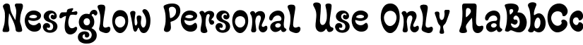 Nestglow Personal Use Only font download
