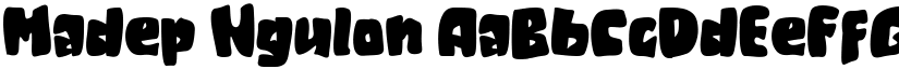 Madep Ngulon font download