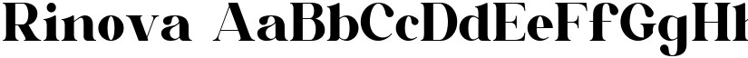 Rinova font download