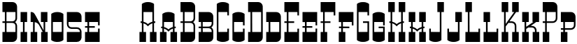 Binose font download