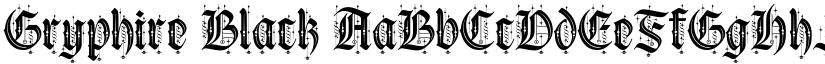 Gryphire Black font download