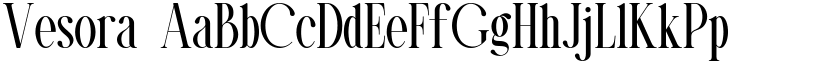 Vesora font download