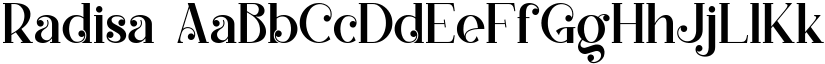 Radisa font download