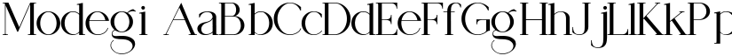 Modegi font download