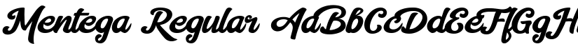 Mentega font download