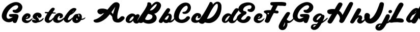 Gestclo font download