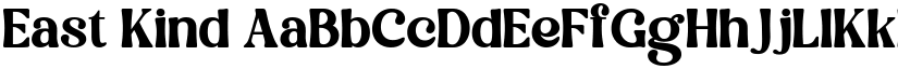 East Kind font download
