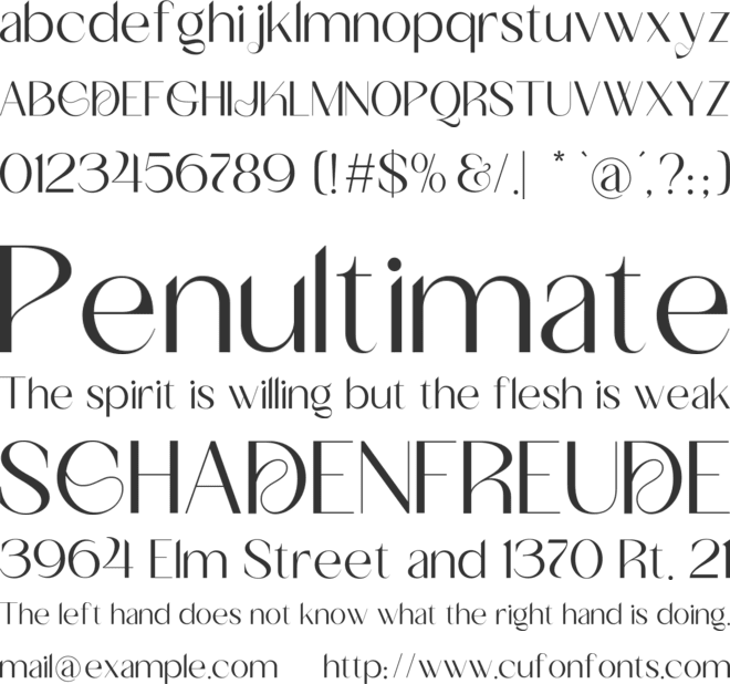 TBJ Milky font preview