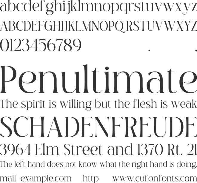 TBJ Black Gold Mini font preview