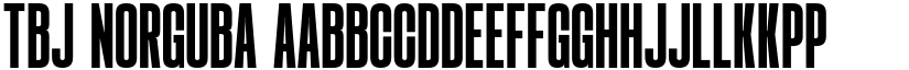 TBJ Norguba font download
