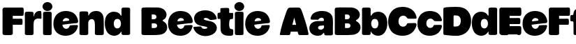 Friend Bestie font download