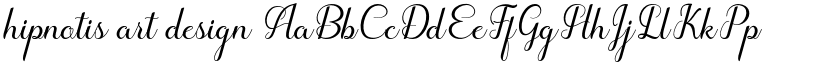 hipnotis art design font