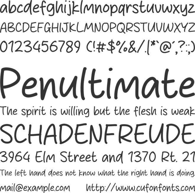 Cherry Juice font preview