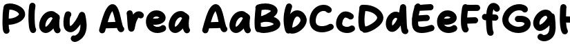 Play Area font download
