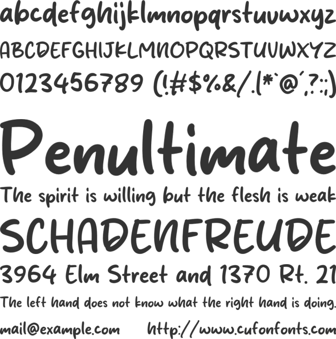 Darling Letter font preview