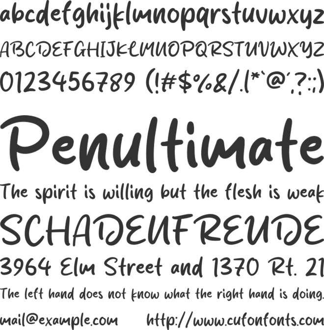 Wister Lilya font preview