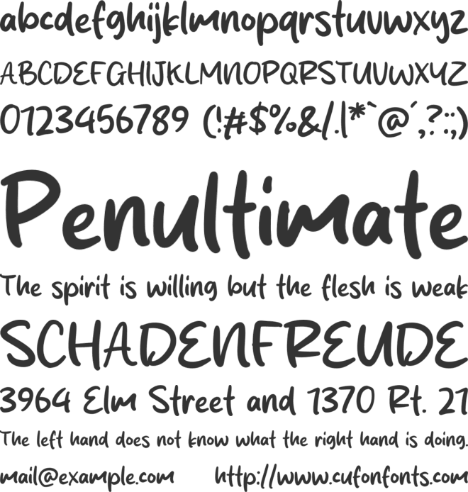 Roster Bread font preview