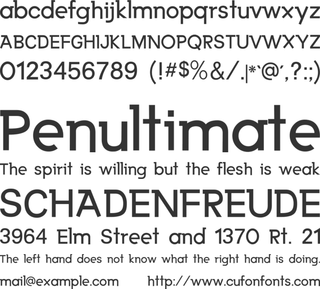 Lavenham font preview