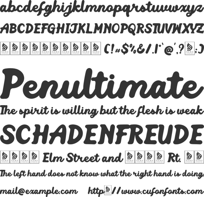 Mellow Script font preview