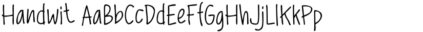 Handwit font download