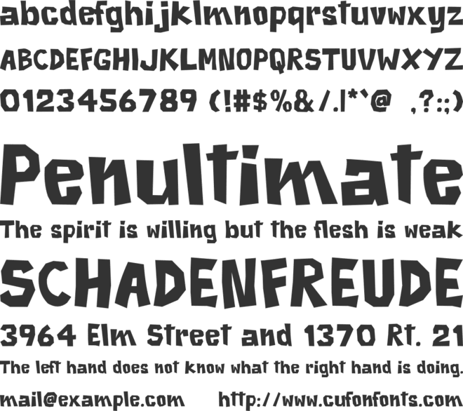 Kurtas font preview
